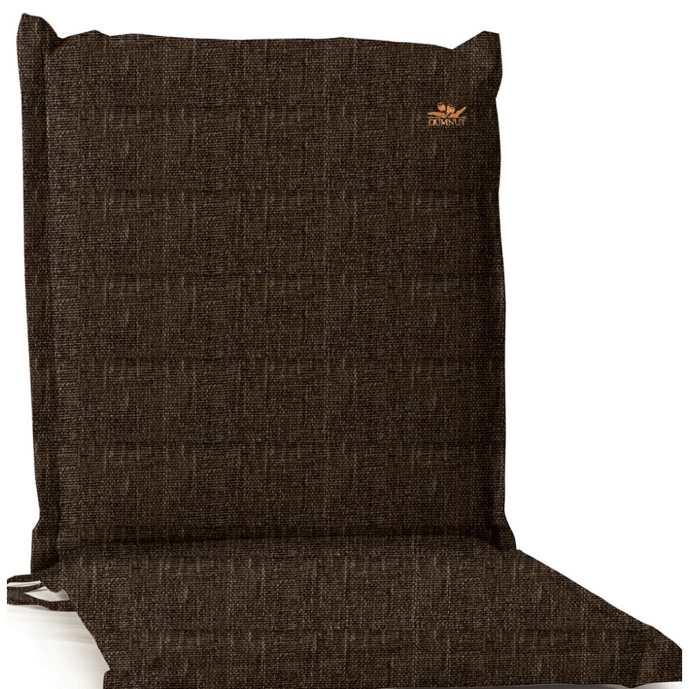 Μαξιλάρι πολυθρόνας με χαμηλή πλάτη καφέ σκούρο