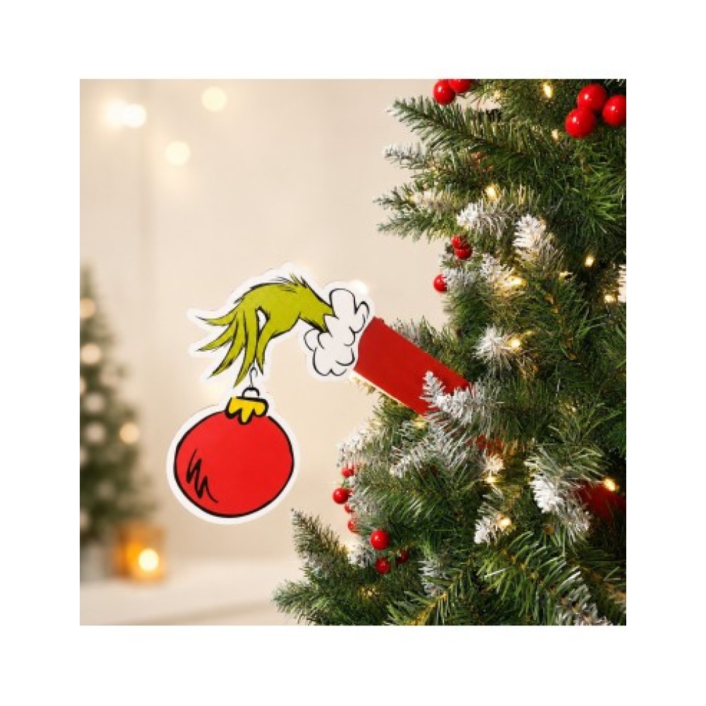 Ξύλινο Διακοσμητικό Χέρι Grinch 60εκ