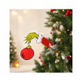 Ξύλινο Διακοσμητικό Χέρι Grinch 60εκ
