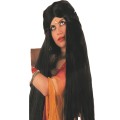 Περούκα Bollywood μαύρη μακριά Περούκα Bollywood μαύρη μακριά