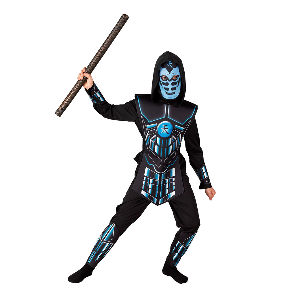 Στολή Cyber ninja μπλε για αγόρια Στολή Cyber ninja μπλε για αγόρια