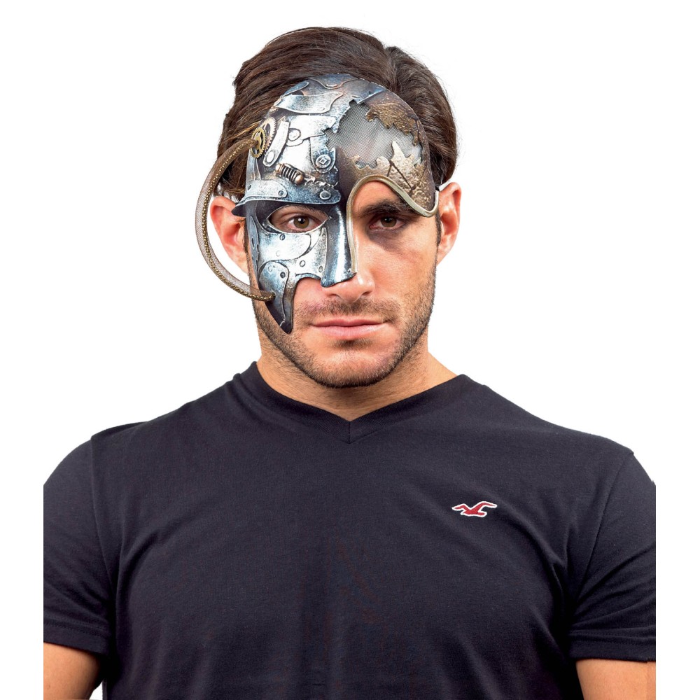 Μάσκα Stampunk με ελατήριο Μάσκα Stampunk με ελατήριο