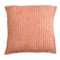 Μαξιλάρι cotton πικέ κοραλί 45x45cm