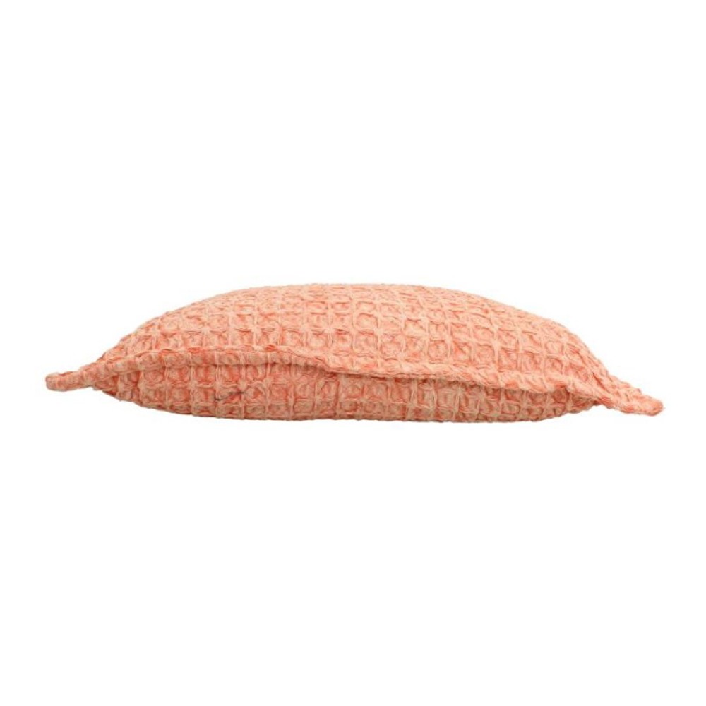 Μαξιλάρι cotton πικέ κοραλί 45x45cm
