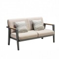 Emoti set 2 σαλόνι αλουμινίου teak με διθέσιο καναπέ Emoti set 2 σαλόνι αλουμινίου teak με διθέσιο καναπέ