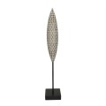Επιτραπέζιο διακοσμητικό Tribal μαύρο/λευκό, 55cm Επιτραπέζιο διακοσμητικό Tribal μαύρο/λευκό, 55cm
