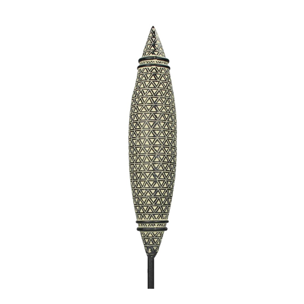 Επιτραπέζιο διακοσμητικό Tribal μαύρο/λευκό, 45cm