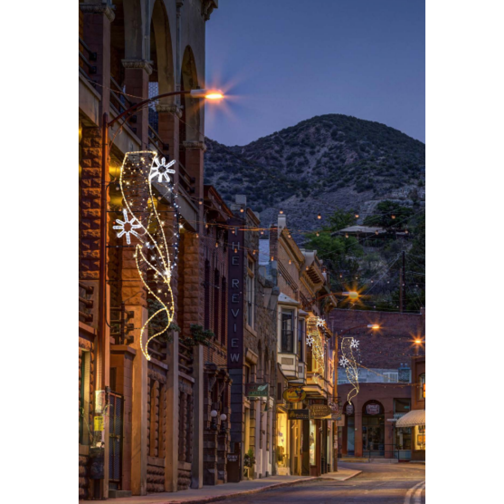 Φωτοσχέδιο 205x64εκ led με αστέρια επίστηλο