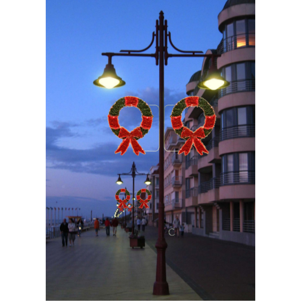 Φωτοσχέδιο 1.23x93cm led στεφάνι με φιόγκο κόκκινο Φωτοσχέδιο 1.23x93cm led στεφάνι με φιόγκο κόκκινο