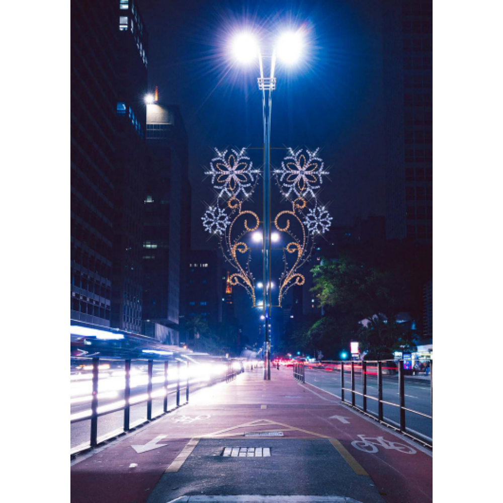 Φωτοσχέδιο 198x69.5εκ led με χιονονιφάδες επίστηλο Φωτοσχέδιο 198x69.5εκ led με χιονονιφάδες επίστηλο