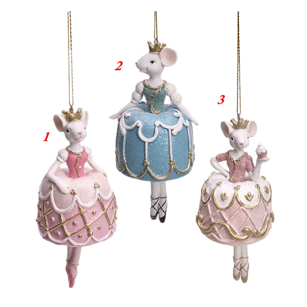 Στολίδι lady rabbit πολυρεζίν σε 3 χρώματα 14cm Στολίδι lady rabbit πολυρεζίν σε 3 χρώματα 14cm