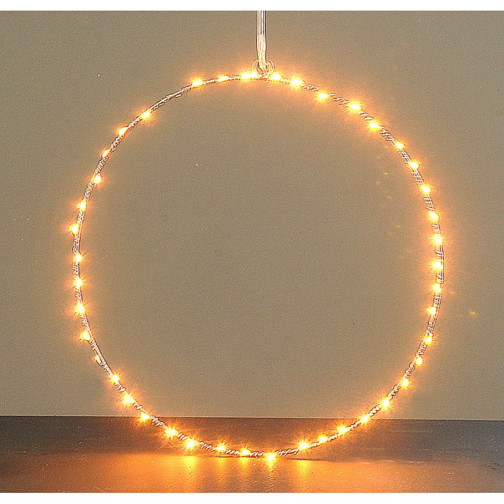 Φωτιζόμενος κρίκος 30εκ με 45 led λευκά θερμά μπαταρίας Φωτιζόμενος κρίκος 30εκ με 45 led λευκά θερμά μπαταρίας
