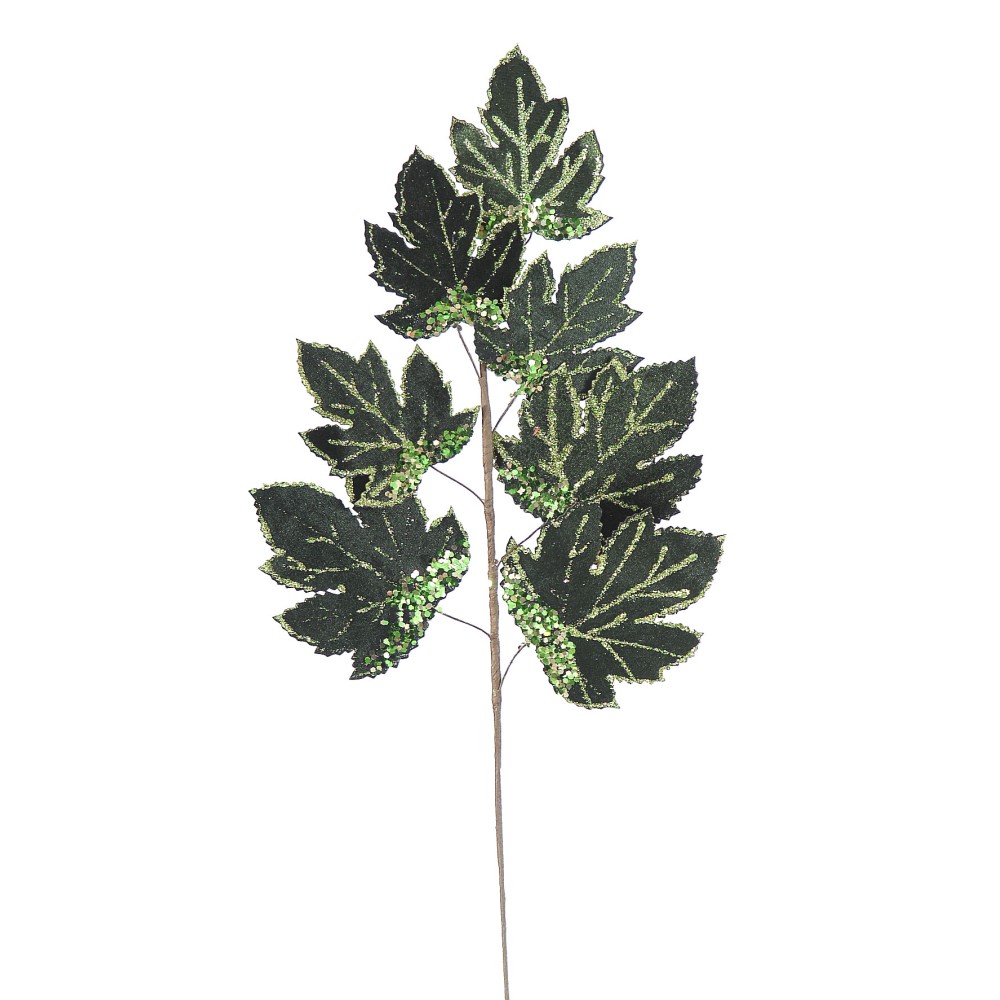 Πράσινο κλαδί με φύλλα 65cm