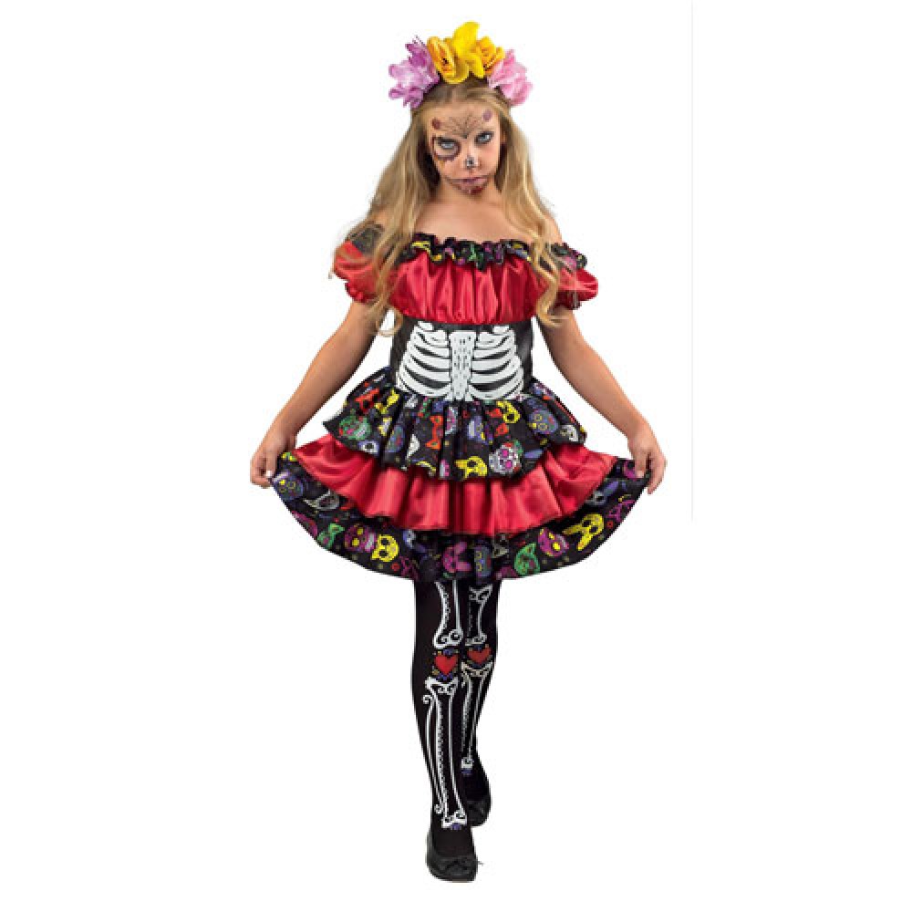 Στολή Day of the dead τρόμου για κορίτσια Στολή Day of the dead τρόμου για κορίτσια