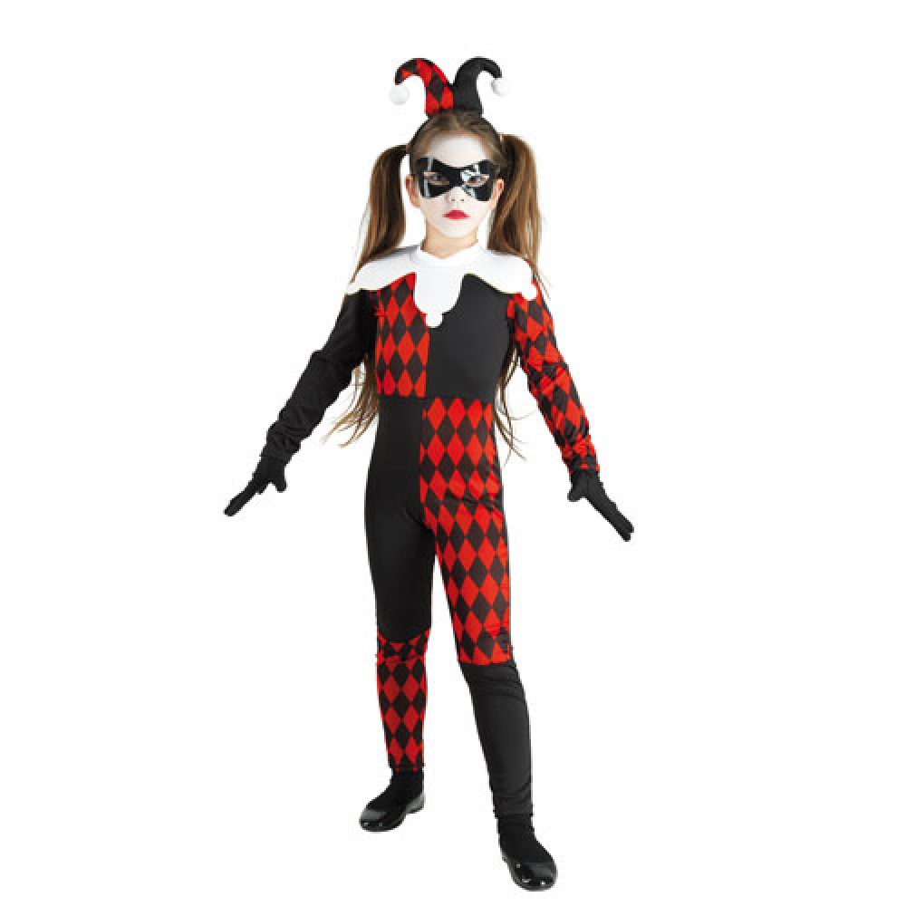 Στολή Jester αρλεκίνος trendy για κορίτσια Στολή Jester αρλεκίνος trendy για κορίτσια