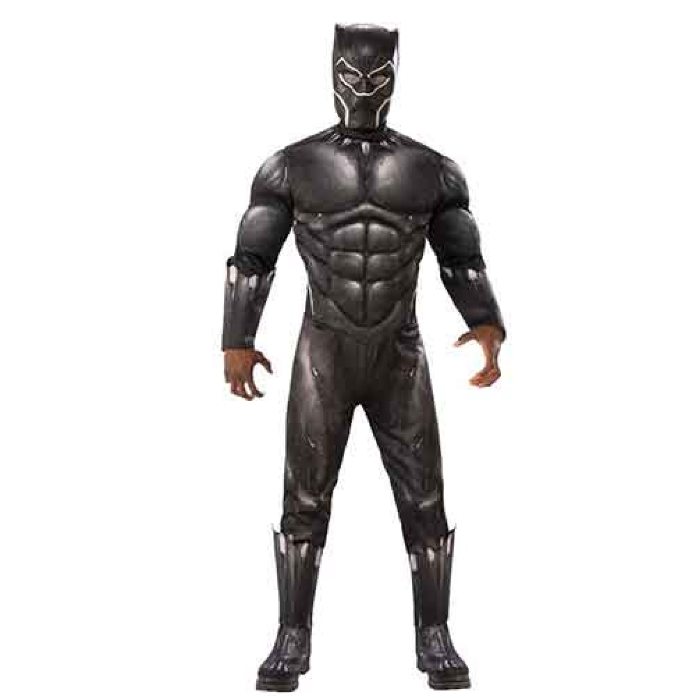 Στολή Black Panther Deluxe μαύρος πάνθηρας για αγόρια Στολή Black Panther Deluxe μαύρος πάνθηρας για αγόρια