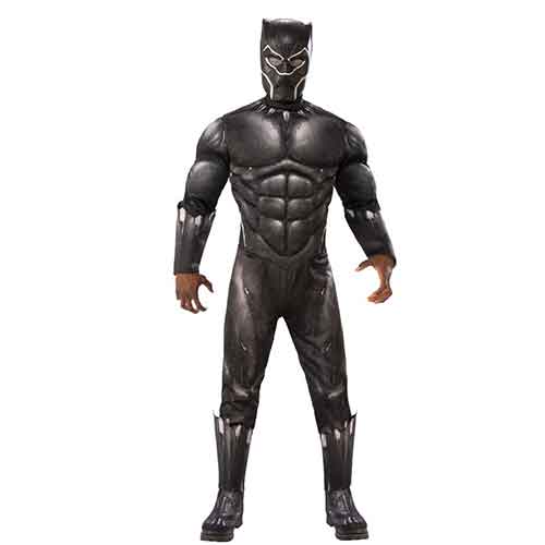Στολή Black Panther Deluxe μαύρος πάνθηρας για αγόρια Στολή Black Panther Deluxe μαύρος πάνθηρας για αγόρια