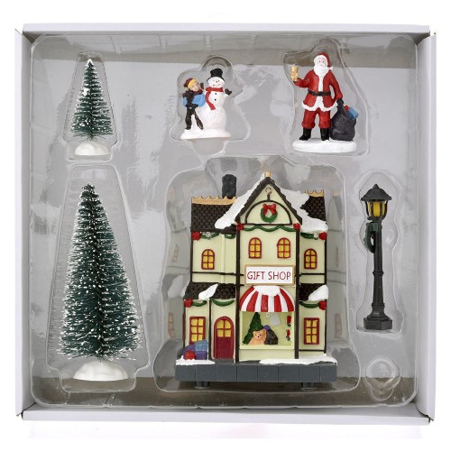 Φωτιζόμενο σετάκι gift shop με μινιατούρες φιγούρες 6 τεμάχια