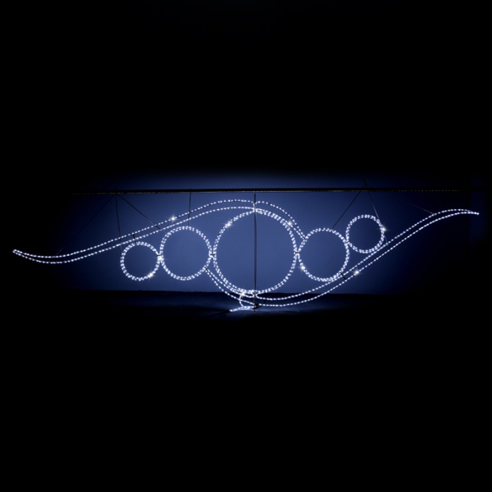 Φωτοσχέδιο 400x100εκ led κύκλοι σε γιρλάντα με λευκή φωτοσωλήνα 400x100εκ Φωτοσχέδιο 400x100εκ led κύκλοι σε γιρλάντα με λευκή φωτοσωλήνα 400x100εκ