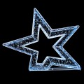 Φωτοσχέδιο 200x1.75m led δαπέδου αστέρι τρισδιάστατο ψυχρό λευκό φως