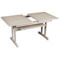 Τραπέζι κήπου 145x85~195cm επεκτεινόμενο από ξύλο οξιάς καρυδί Τραπέζι κήπου 145x85~195cm επεκτεινόμενο από ξύλο οξιάς καρυδί