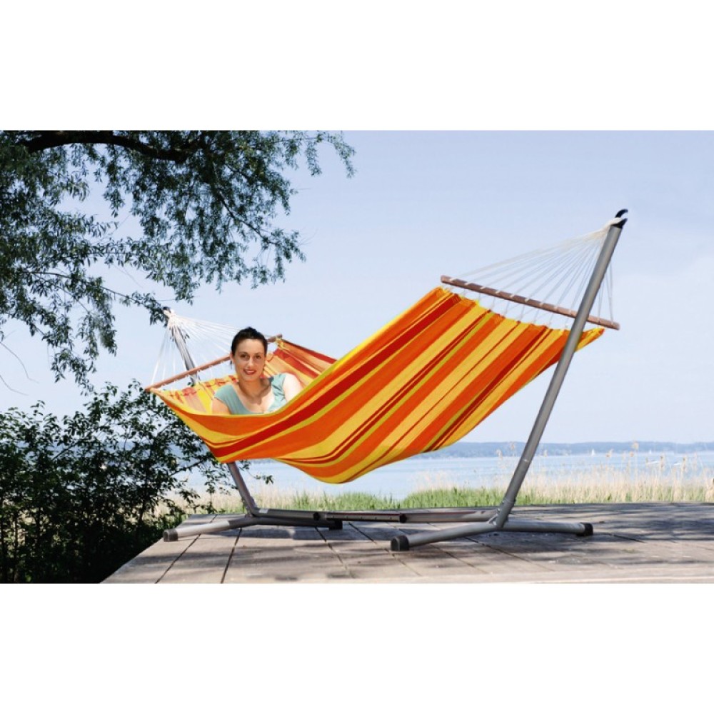 Αιώρα Brasilia 210x140cm ριγέ με μπάρα σε 3 χρώματα