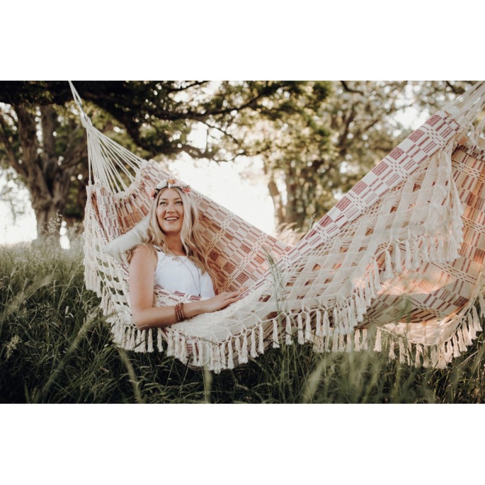 Αιώρα Rio 250x160cm σε δυο χρώματα με δαντέλα