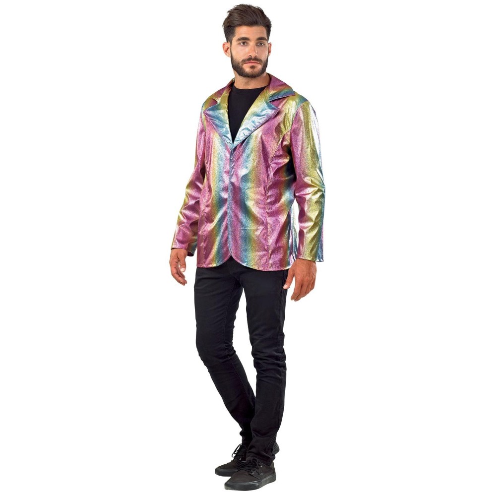 Σακάκι Disco μεταλλιζέ πολύχρωμο Σακάκι Disco μεταλλιζέ πολύχρωμο