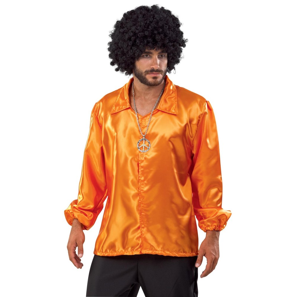 Disco πουκάμισο σε πορτοκαλί απόχρωση (One Size) Disco πουκάμισο σε πορτοκαλί απόχρωση (One Size)