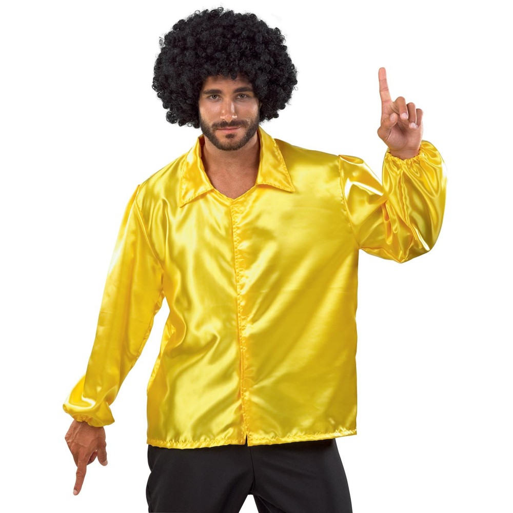Disco πουκάμισο σε κίτρινη απόχρωση (One Size) Disco πουκάμισο σε κίτρινη απόχρωση (One Size)