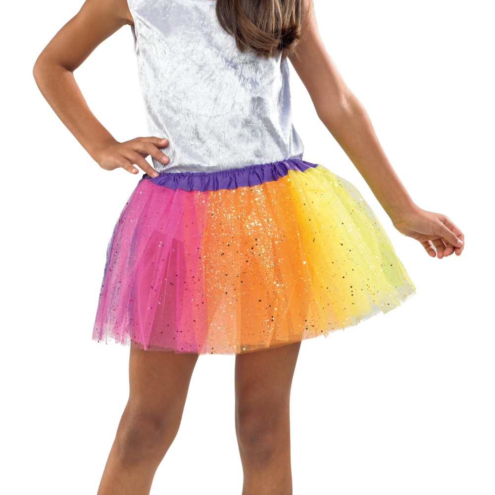 Φούστα Tutu Glitter Πολυχρωμη 30cm παιδική Φούστα Tutu Glitter Πολυχρωμη 30cm παιδική