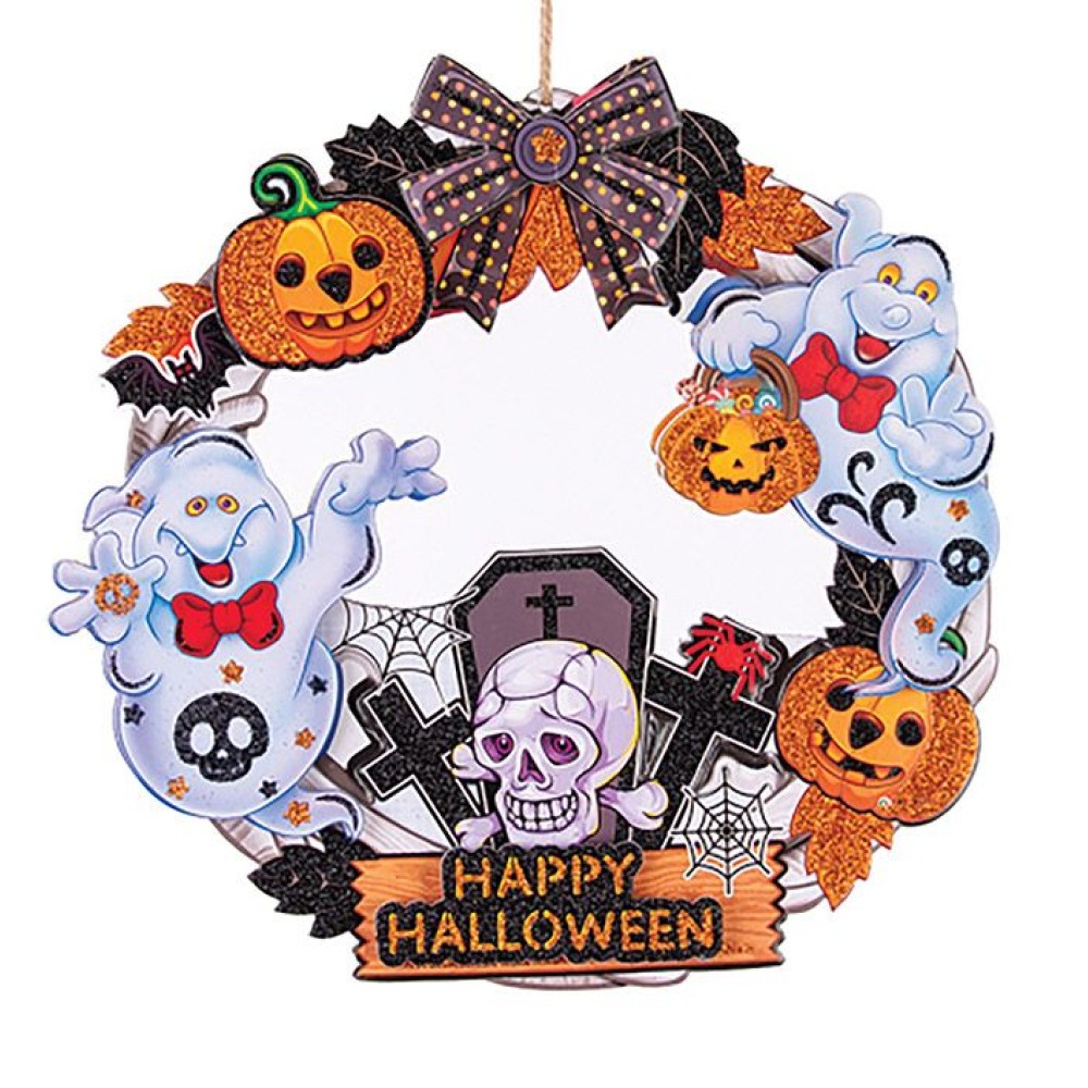 Διακοσμητικά Στεφάνια Halloween 3D 4σχέδια Διακοσμητικά Στεφάνια Halloween 3D 4σχέδια