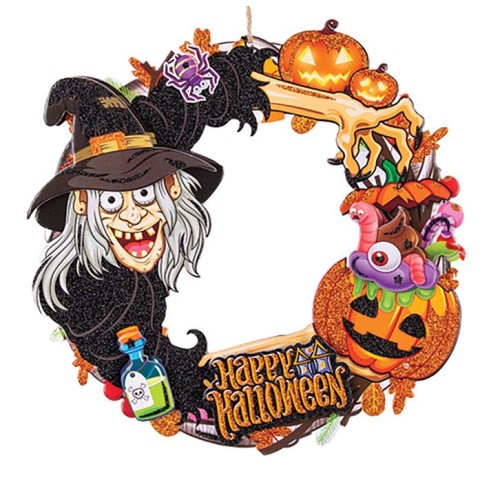  Διακοσμητικά Στεφάνια Halloween 3D 4σχέδια
