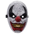 Μάσκα Clown Τρόμου Με Στρας Deluxe Μάσκα Clown Τρόμου Με Στρας Deluxe