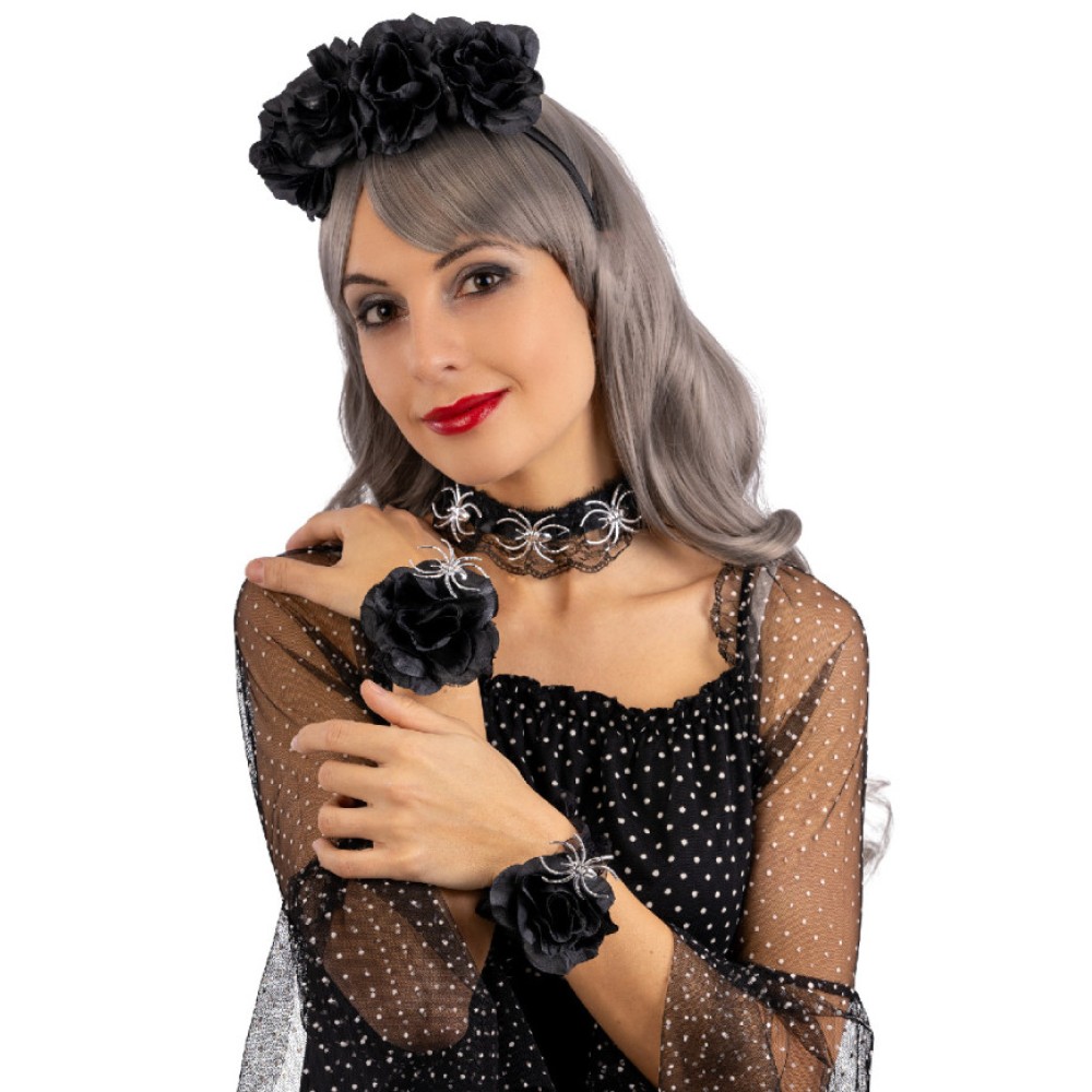 Σετ Μεταμφίεσης Black Halloween Σετ Μεταμφίεσης Black Halloween