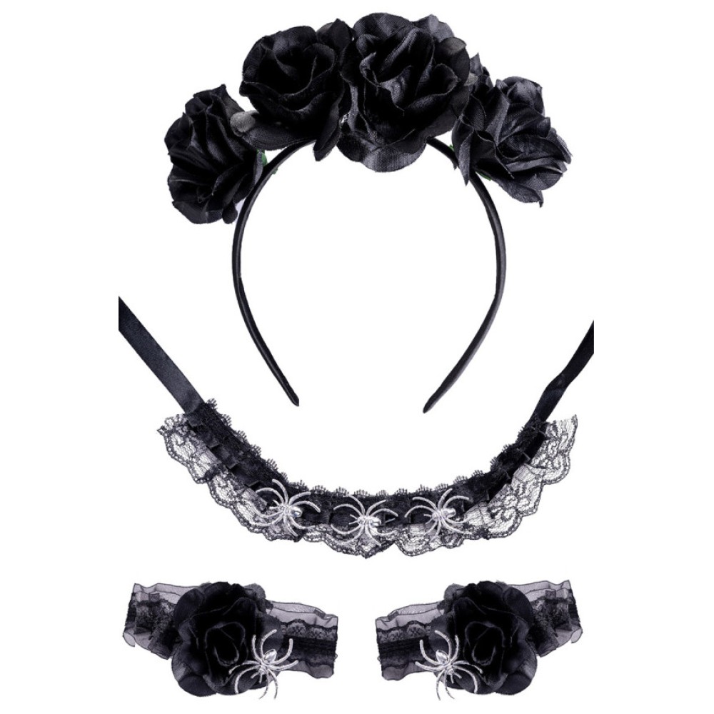 Σετ Μεταμφίεσης Black Halloween Σετ Μεταμφίεσης Black Halloween
