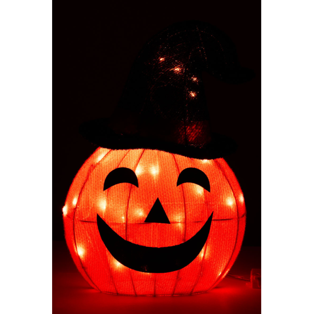 Διακοσμητική Κολοκύθα Halloween Με Φως 50cm
