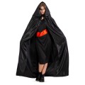 Στολή Κάπα Ντόμινο Μαύρη Satin 130cm