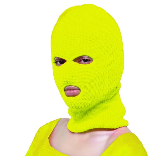 Μπαλακλάβα full face Κίτρινη Fluo