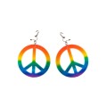 Σκουλαρίκια Hippie Με Σήμα Ειρήνης Σκουλαρίκια Hippie Με Σήμα Ειρήνης