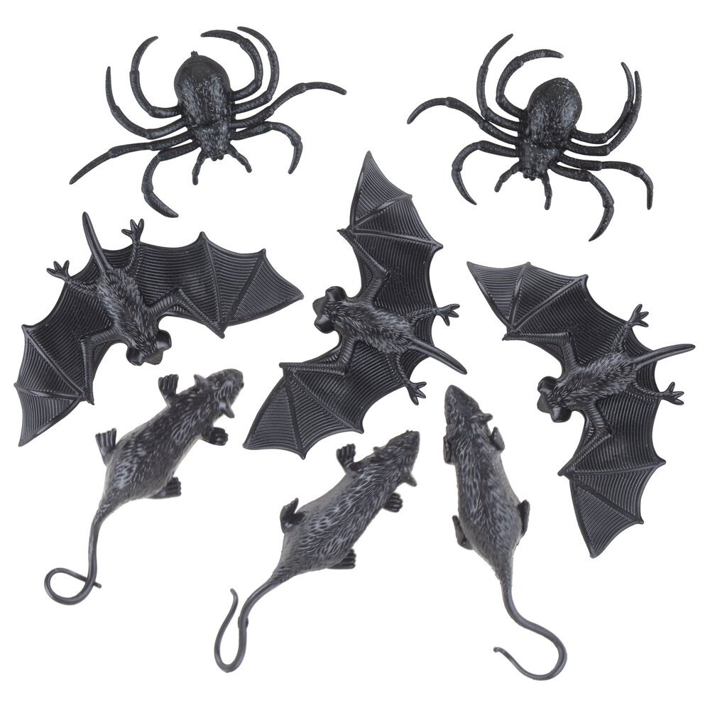 Διακοσμητικά Ζώα Halloween Σετ 8 Τμχ Διακοσμητικά Ζώα Halloween Σετ 8 Τμχ