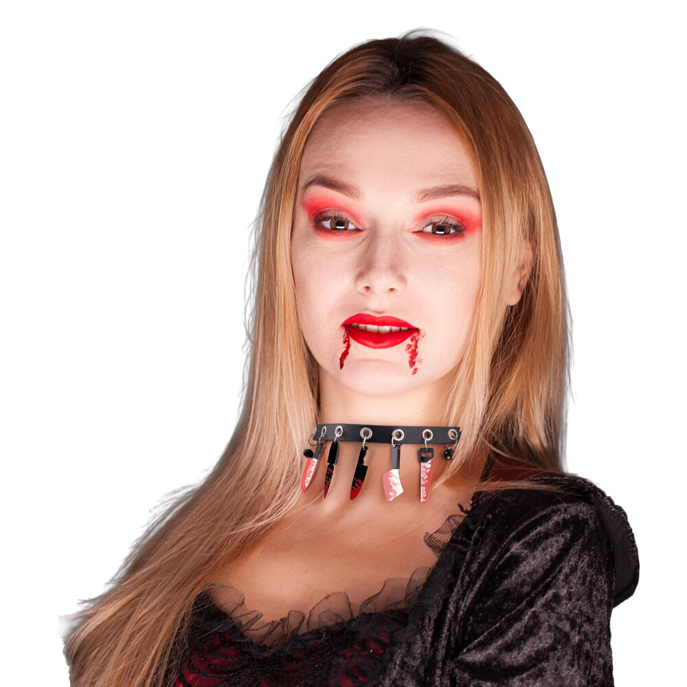 Τσόκερ Τρόμου - Halloween Με Διακοσμητικά Τσόκερ Τρόμου - Halloween Με Διακοσμητικά