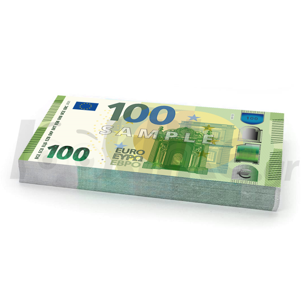 Χαρτονομίσματα Ψεύτικα Των 100 ευρώ 100 Τεμ ΣΕΤ. Χαρτονομίσματα Ψεύτικα Των 100 ευρώ 100 Τεμ ΣΕΤ.