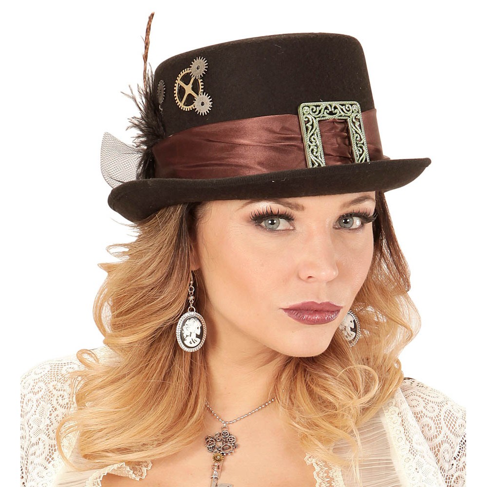 Καπέλο SteamPunk Τσόχινο Καπέλο SteamPunk Τσόχινο