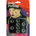 Σκουλαρίκια body piercing set των οχτώ Σκουλαρίκια body piercing set των οχτώ